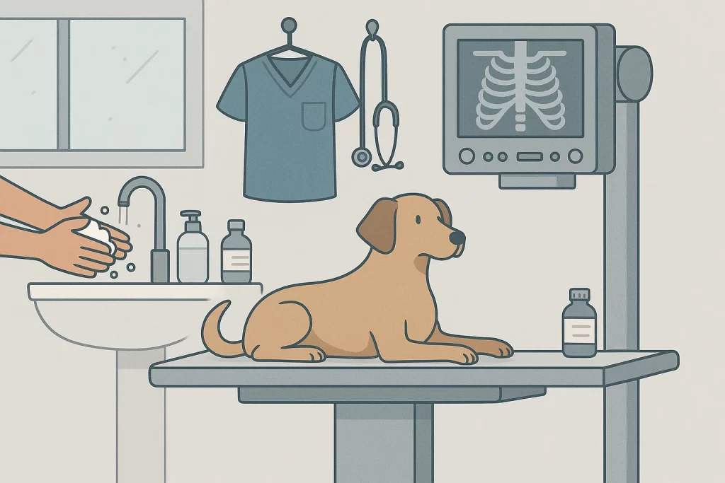 اقدامات قبل از رادیولوژی حیوانات